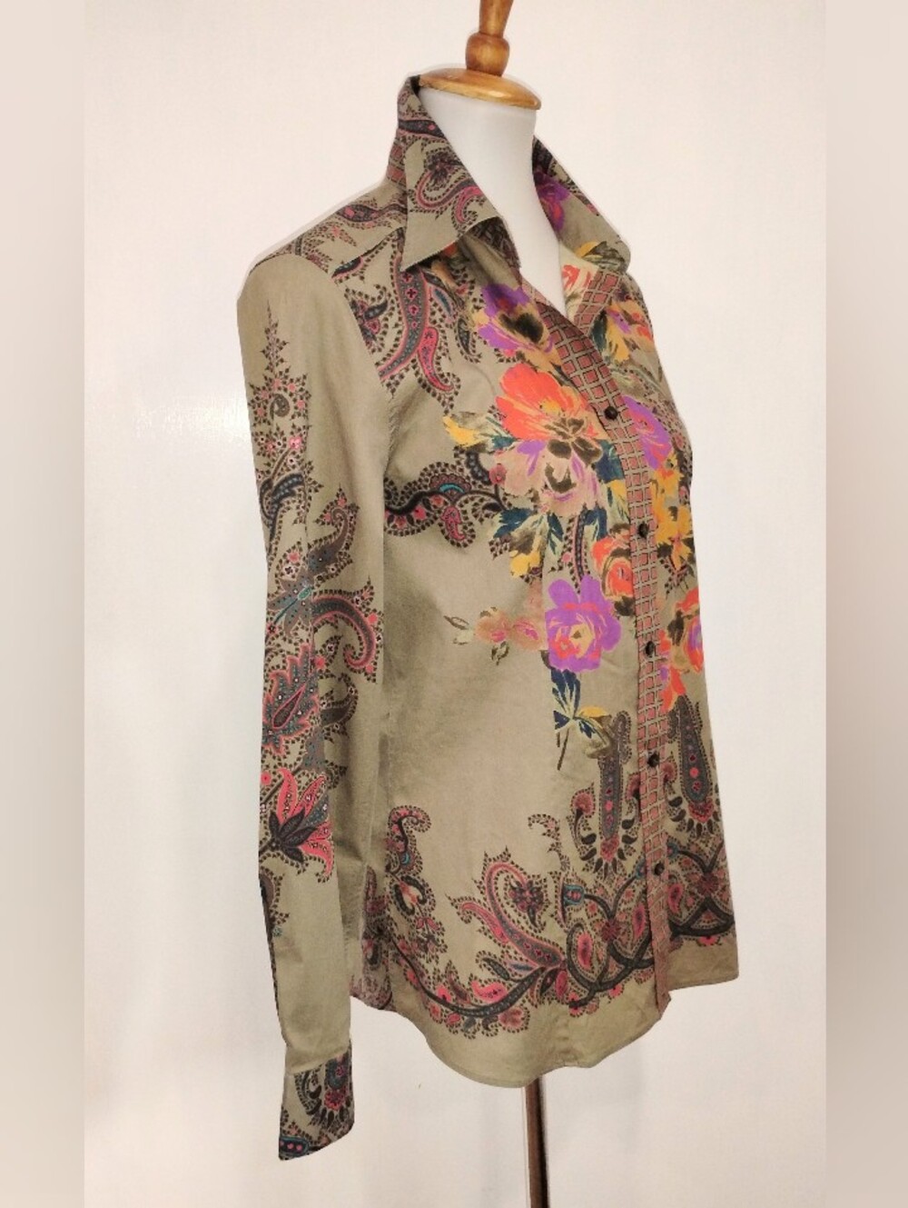 ETRO PAISLEY COTTON BLOUSE